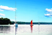 Wannsee rotes Segel